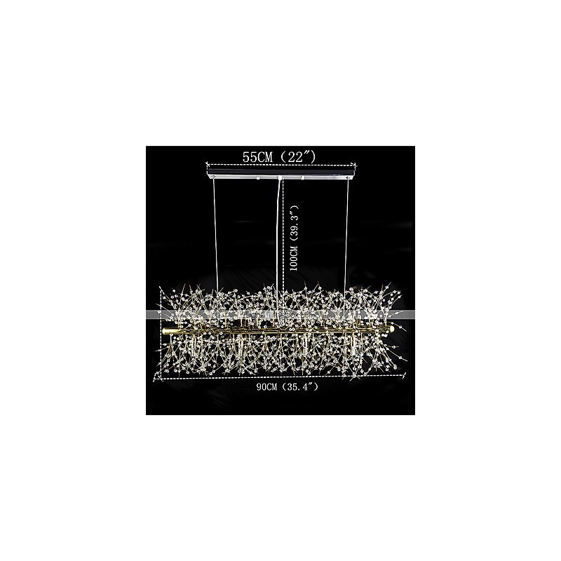 Traditional Classic Electroplated Feature for Crystal Metal Chandelier