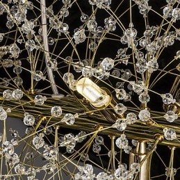 Traditional Classic Electroplated Feature for Crystal Metal Chandelier