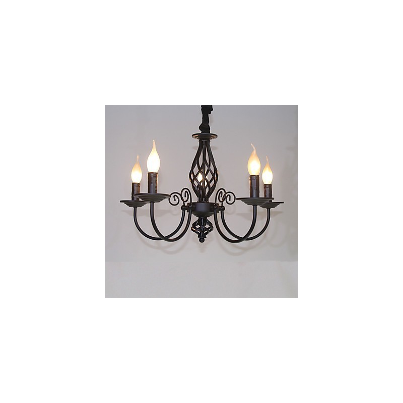 Modern Contemporary Traditional Classic Vintage Retro Others Feature for Mini Style Candle Style Metal Chandelier