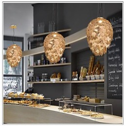 Traditional Classic Lantern Electroplated Feature for Mini Style Metal Chandelier