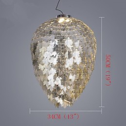 Traditional Classic Lantern Electroplated Feature for Mini Style Metal Chandelier