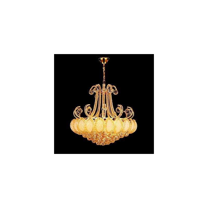 Modern Luxury Chandelier Crystal Pendant Light Diameter 50CM Contains 8 Bulbs