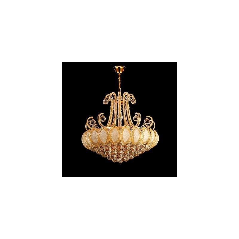 Modern Luxury Chandelier Crystal Pendant Light Diameter 50CM Contains 8 Bulbs