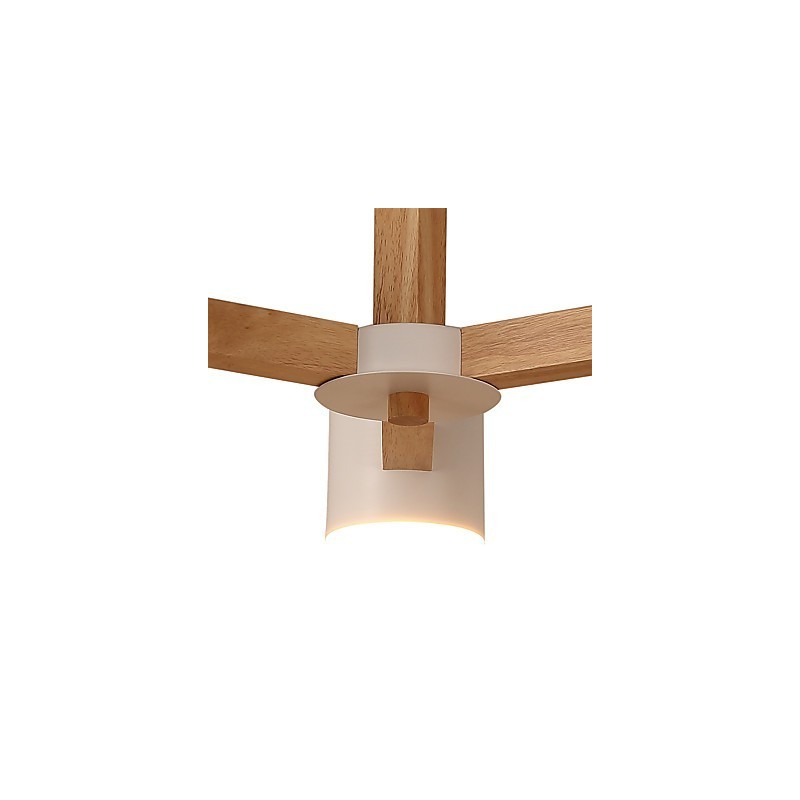 3 Lights Chandelier Modern Contemporary Traditional Classic Vintage Country Wood Feature for Wood