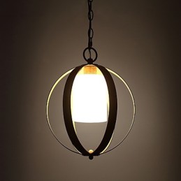 Loft Metal Amercian Industrial Style Painting Color with Glass European Chandelier Lamp the Indoor Decorate Pendant Lamp