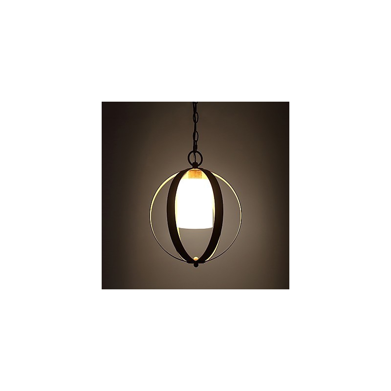 Loft Metal Amercian Industrial Style Painting Color with Glass European Chandelier Lamp the Indoor Decorate Pendant Lamp