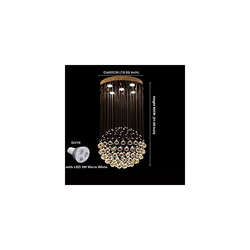 Modern Contemporary Traditional Classic Rustic Lodge Vintage Country Island Crystal Electroplated Metal Pendant Light