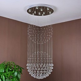 Crystal Ceiling Pendant Light Indoor Chandelier Home Hanging Lighting Lamps Fixtures