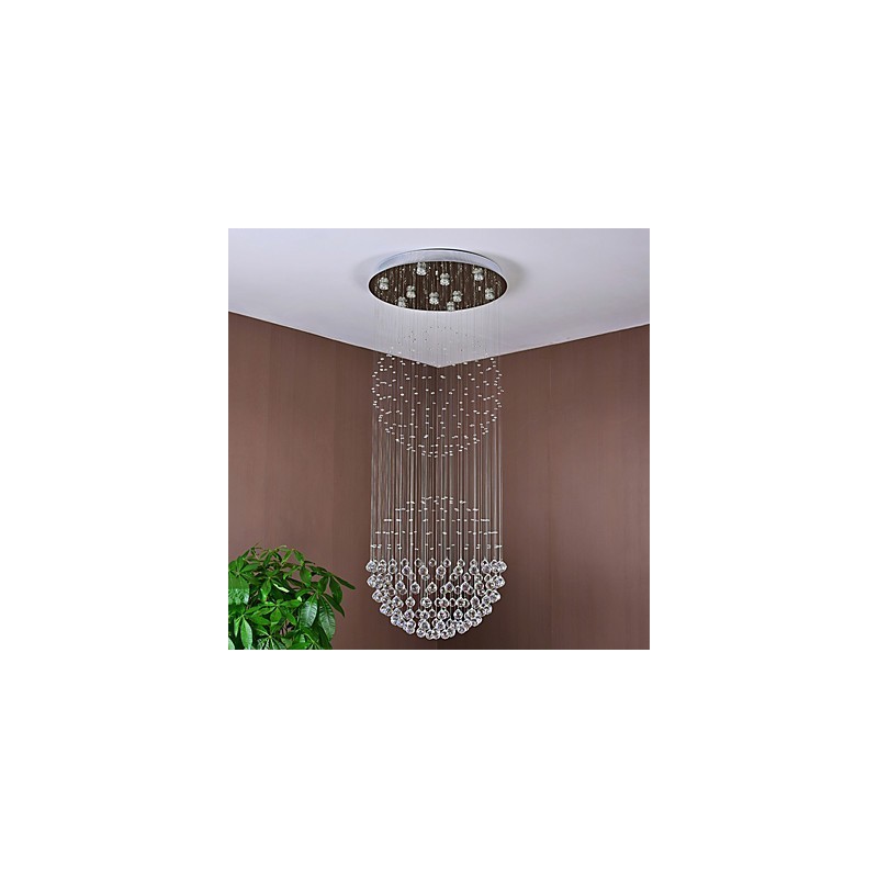 Crystal Ceiling Pendant Light Indoor Chandelier Home Hanging Lighting Lamps Fixtures