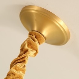 All Copper Chandelier Jade Decorative Chandelier