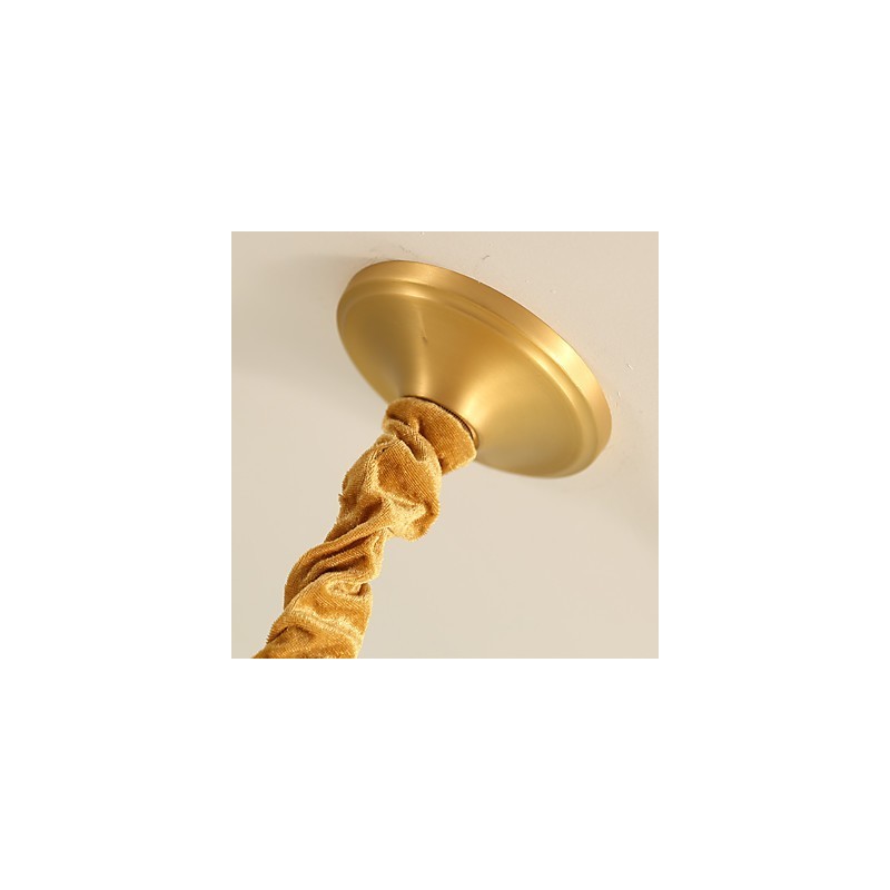 All Copper Chandelier Jade Decorative Chandelier