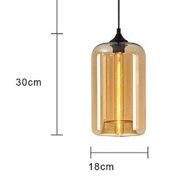 Bottle Design Pendant 1 Light Minimalist Iron Painting