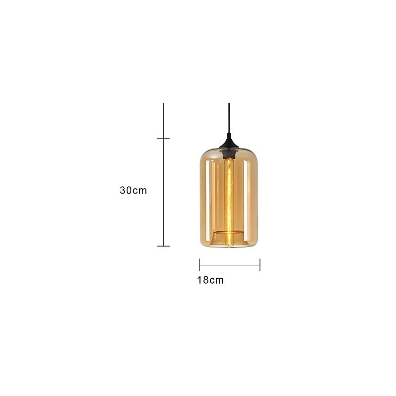 Bottle Design Pendant 1 Light Minimalist Iron Painting