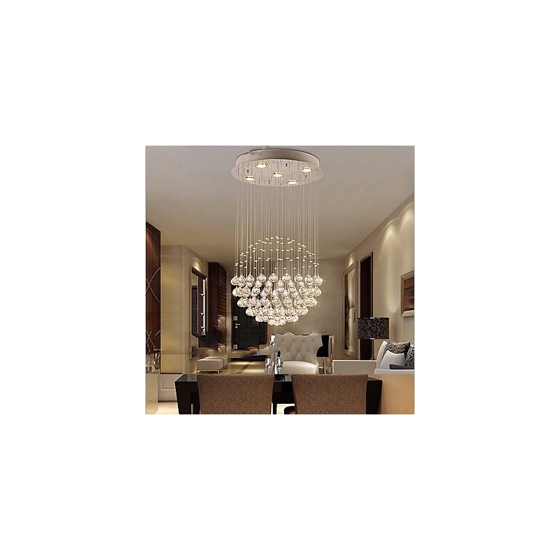 Modern Contemporary Traditional Classic Rustic Lodge Vintage Country Island Crystal Electroplated Metal Pendant Light