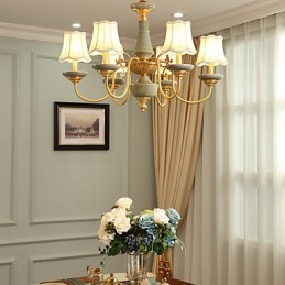 All Copper Chandelier Jade Decorative Chandelier
