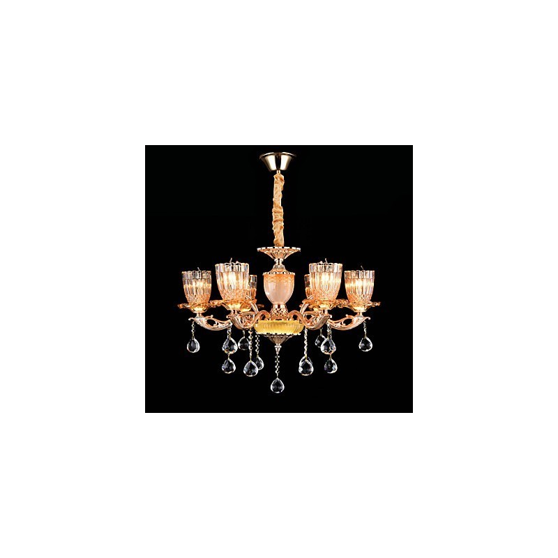 Modern Contemporary Traditional Classic Zinc Alloy Feature for Crystal Mini Style Metal Pendant Light