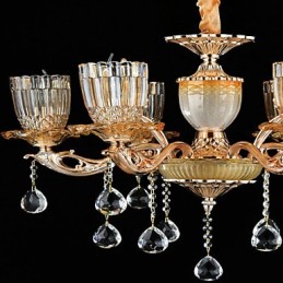 Modern Contemporary Traditional Classic Zinc Alloy Feature for Crystal Mini Style Metal Pendant Light