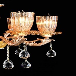 Modern Contemporary Traditional Classic Zinc Alloy Feature for Crystal Mini Style Metal Pendant Light