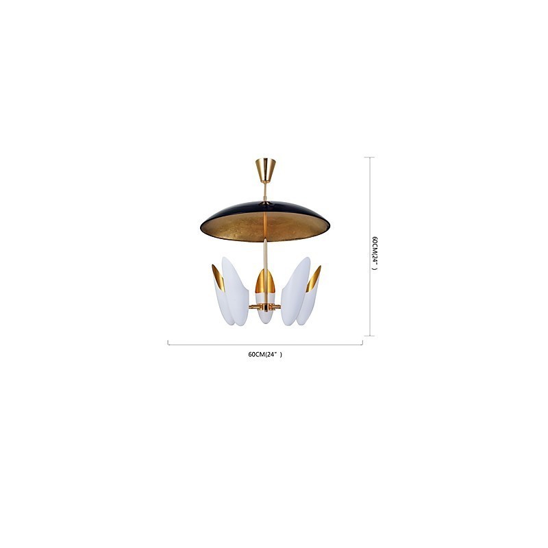 5 Light Chandelier Brief Art Modern Comtemporary Pendant Lamp