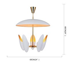 5 Light Chandelier Brief Art Modern Comtemporary Pendant Lamp