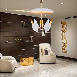 5 Light Chandelier Brief Art Modern Comtemporary Pendant Lamp