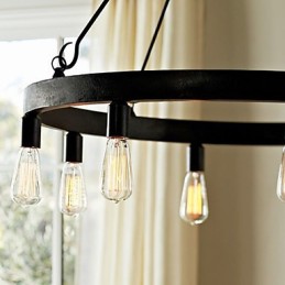 Retro Style Iron Pendent Light with 8 Lights