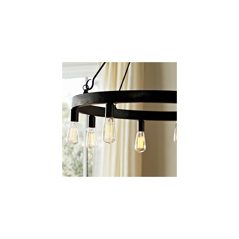 Retro Style Iron Pendent Light with 8 Lights