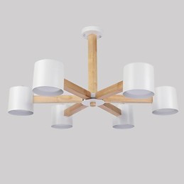 Vintage Painting Feature for Metal Chandelier