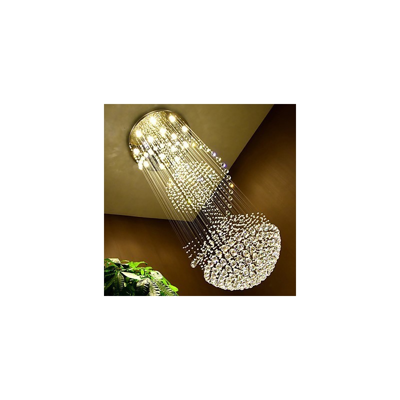 Modern Crystal Ceiling Pendant Light Indoor Chandelier Home Hanging Lighting Lamps Fixtures