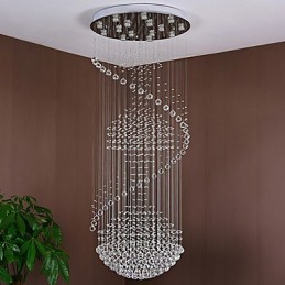 Modern Crystal Ceiling Pendant Light Indoor Chandelier Home Hanging Lighting Lamps Fixtures