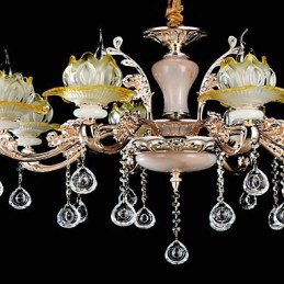 Modern Contemporary Traditional Classic Zinc Alloy Feature for Crystal Mini Style Metal Pendant Light