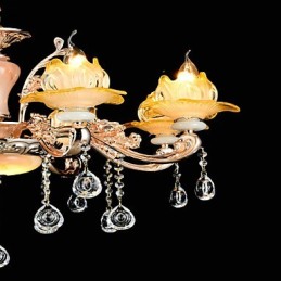 Modern Contemporary Traditional Classic Zinc Alloy Feature for Crystal Mini Style Metal Pendant Light