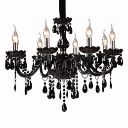 Modern Contemporary Electroplated Feature for Crystal Glass Chandelier