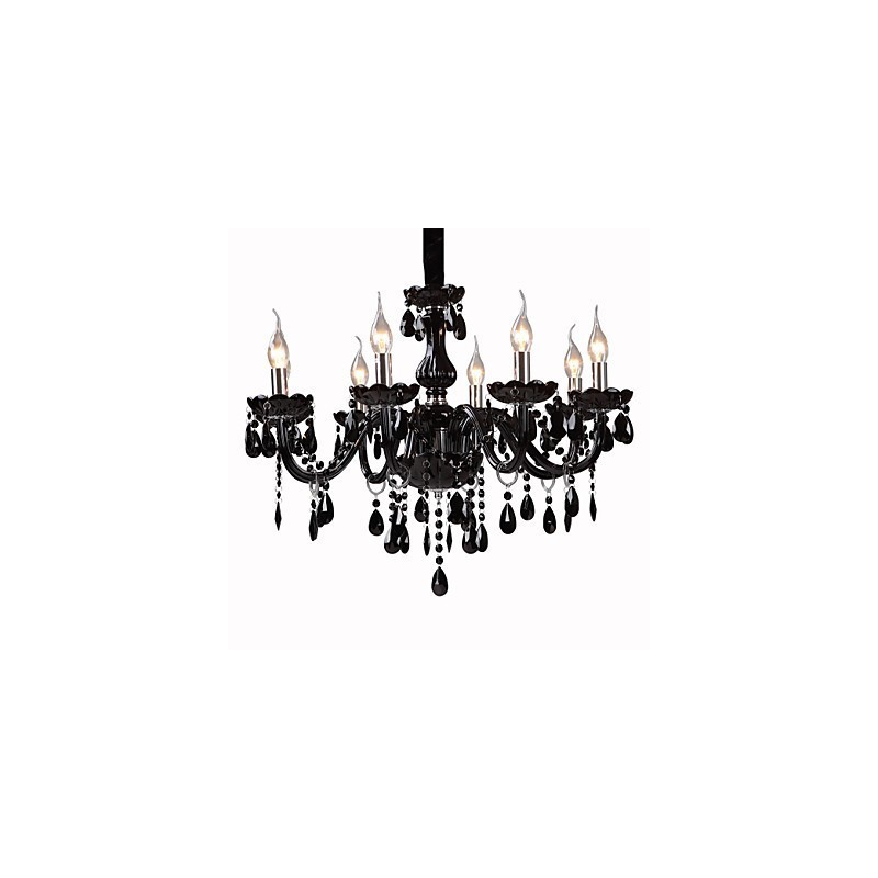 Modern Contemporary Electroplated Feature for Crystal Glass Chandelier