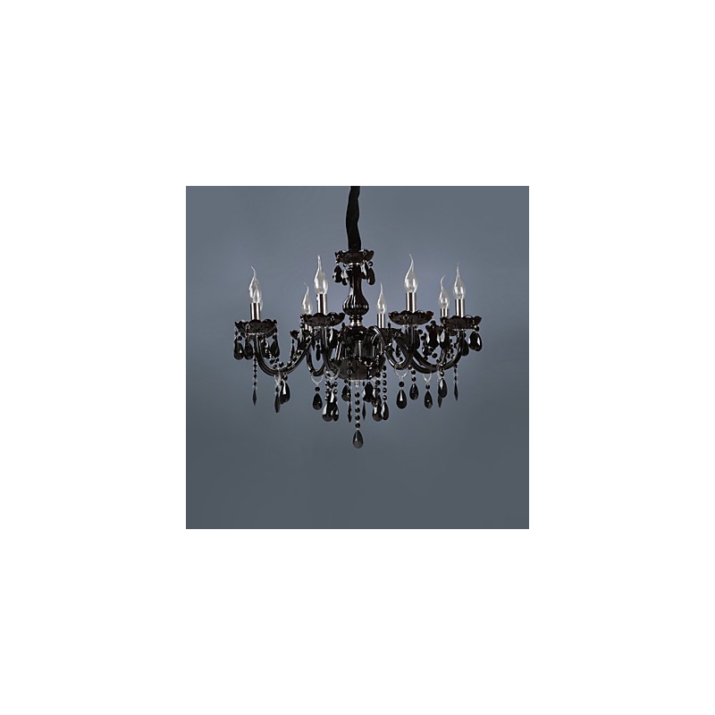 Modern Contemporary Electroplated Feature for Crystal Glass Chandelier