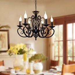 European Style Chandelier Dining Lights Simple Originality Innovative Candles 6 Lights