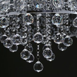 4 Lights Sunflower K9 Transparent Crystal Chandelier