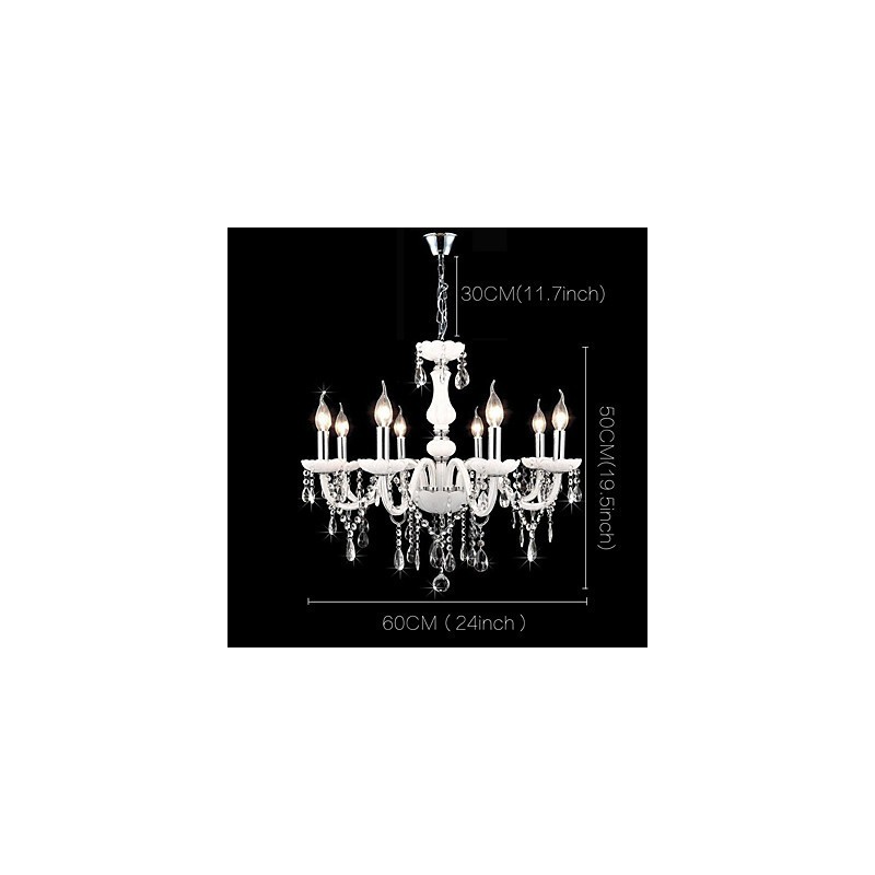 Modern Contemporary Traditional Classic Others Feature for Crystal Candle Style Glass Chandelier