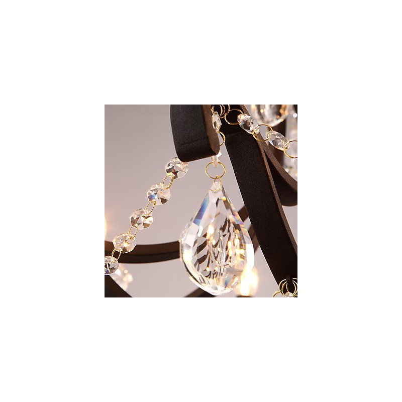 8 Lights Crystal Chandelier Modern Contemporary Traditional Classic Rustic Lodge Vintage Retro Lantern Drum Country Painting