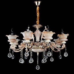 Modern Contemporary Traditional Classic Zinc Alloy Feature for Crystal Mini Style Metal Pendant Light