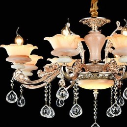 Modern Contemporary Traditional Classic Zinc Alloy Feature for Crystal Mini Style Metal Pendant Light