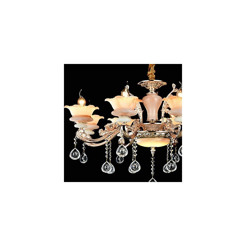 Modern Contemporary Traditional Classic Zinc Alloy Feature for Crystal Mini Style Metal Pendant Light