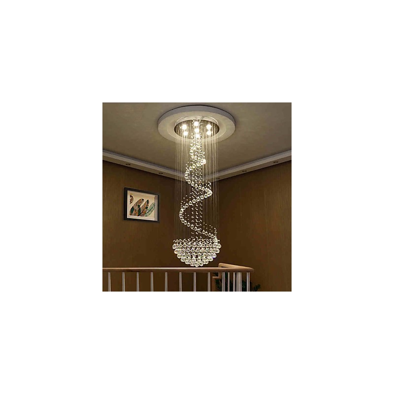 Modern Crystal Ceiling Chandelier Lights Indoor Pendant Lamp Deco Lighting Fixtures
