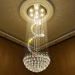 Modern Crystal Ceiling Chandelier Lights Indoor Pendant Lamp Deco Lighting Fixtures
