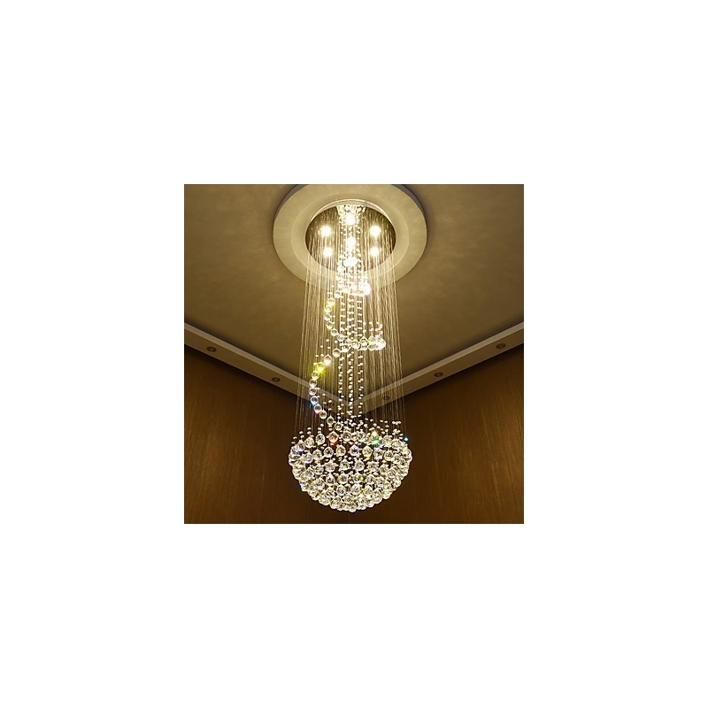 Modern Crystal Ceiling Chandelier Lights Indoor Pendant Lamp Deco Lighting Fixtures