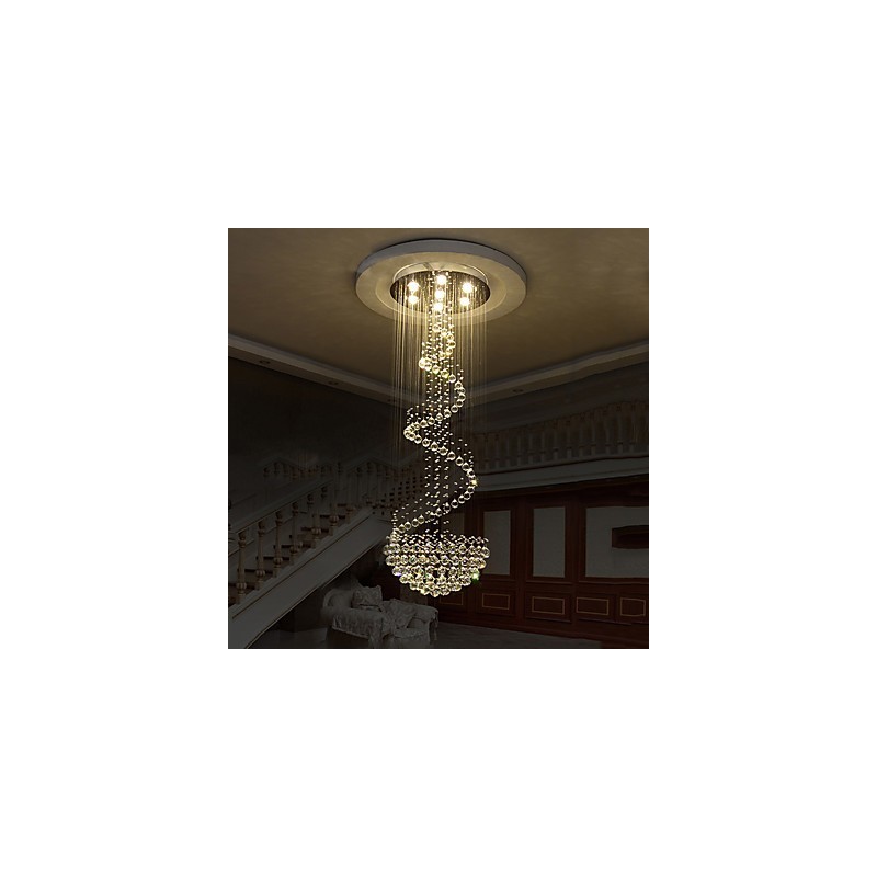 Modern Crystal Ceiling Chandelier Lights Indoor Pendant Lamp Deco Lighting Fixtures