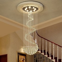 Modern Crystal Ceiling Chandelier Lights Indoor Pendant Lamp Deco Lighting Fixtures