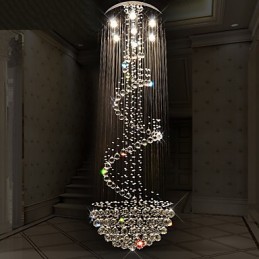 Modern Crystal Ceiling Chandelier Lights Indoor Pendant Lamp Deco Lighting Fixtures