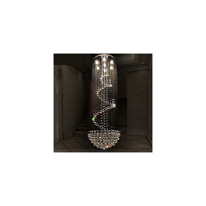 Modern Crystal Ceiling Chandelier Lights Indoor Pendant Lamp Deco Lighting Fixtures