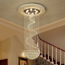 Modern Crystal Ceiling Chandelier Lights Indoor Pendant Lamp Deco Lighting Fixtures